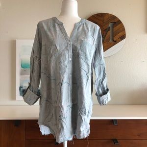 NWT Roll Up Sleeve Shirt
